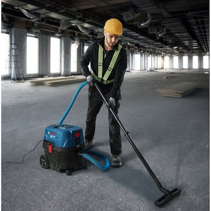 Bosch Gas 12-25 Pl Professional Σκούπα Υγρών / Στερεών 1250W με Πλαστικό Κάδο 25lt