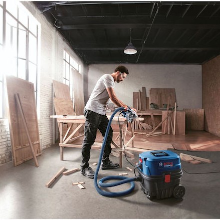 Bosch Gas 12-25 Pl Professional Σκούπα Υγρών / Στερεών 1250W με Πλαστικό Κάδο 25lt