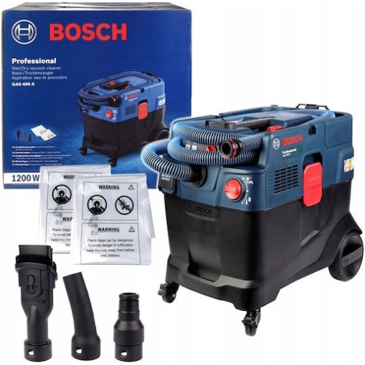 Bosch Σκούπα Υγρών / Στερεών 1200W με Πλαστικό Κάδο 40lt