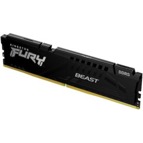 Kingston Fury Beast DDR5 με Module 1x16GB και Ταχύτητα 4800 για Desktop