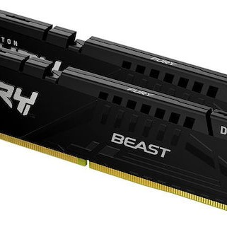 Kingston Fury Beast Black EXPO DDR5 32GB RAM με 2x16GB Modules και Ταχύτητα 6000 για Desktop