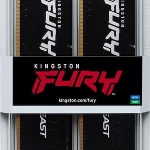 Kingston Fury Beast Black EXPO DDR5 32GB RAM με 2x16GB Modules και Ταχύτητα 6000 για Desktop