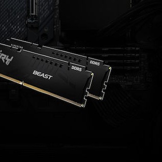 Kingston Fury Beast Black EXPO DDR5 32GB RAM με 2x16GB Modules και Ταχύτητα 6000 για Desktop