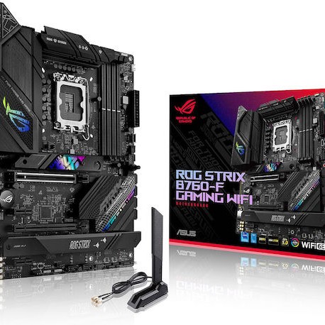 Asus Rog Strix B760-F Gaming WIFI Motherboard ATX με Intel 1700 Socket 90MB1CT0-M0EAY0