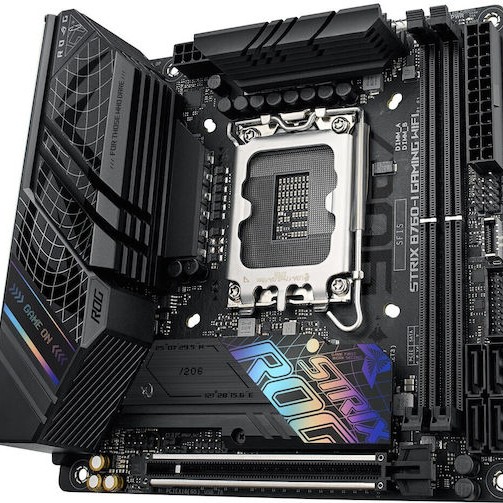 Asus ROG STRIX B760-I GAMING WIFI Motherboard Mini ITX με Intel 1700 Socket 90MB1D90-M0EAY0