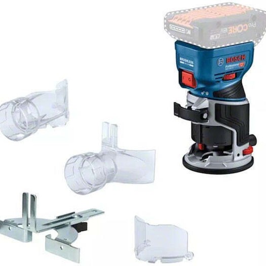 Bosch GKF 18V-8 Professional Κουρευτικό Περιθωρίων 18V Χωρίς Καρβουνάκια (Brushless) Solo με Ρύθμιση Ταχύτητας και με Σύστημα Αναρρόφησης