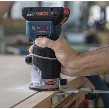 Bosch GKF 18V-8 Professional Κουρευτικό Περιθωρίων 18V Χωρίς Καρβουνάκια (Brushless) Solo με Ρύθμιση Ταχύτητας και με Σύστημα Αναρρόφησης