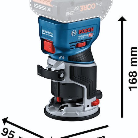 Bosch GKF 18V-8 Κάθετη Φρέζα 18V Solo