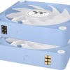 Thermaltake CT120 EX Case Fan με ARGB Φωτισμό και Σύνδεση 4-Pin PWM 3τμχ Hydrangea Blue