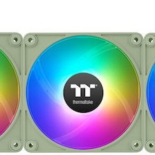 Thermaltake CT140 EX Case Fan με ARGB Φωτισμό και Σύνδεση 4-Pin PWM 3τμχ Matcha Green