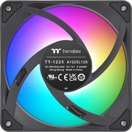 Thermaltake CT120 EX Reverse Case Fan με ARGB Φωτισμό και Σύνδεση 3-Pin / 4-Pin PWM 3τμχ