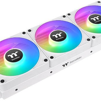 Thermaltake CT120 EX Reverse Case Fan με ARGB Φωτισμό και Σύνδεση 3-Pin / 4-Pin PWM 3τμχ Λευκό
