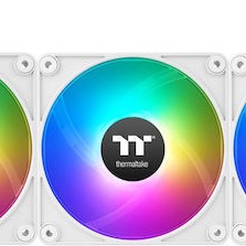 Thermaltake CT140 EX Reverse Case Fan με ARGB Φωτισμό και Σύνδεση 3-Pin / 4-Pin PWM 3τμχ Λευκό