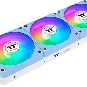 Thermaltake CT140 EX Reverse ARGB Case Fan με Σύνδεση 3-Pin / 4-Pin PWM Λευκό