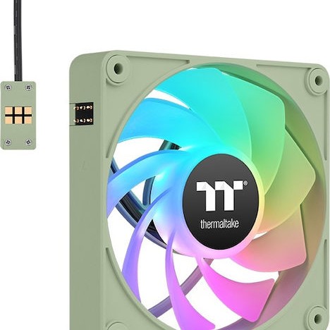 Thermaltake CT140 EX Reverse Case Fan με ARGB Φωτισμό και Σύνδεση 3-Pin / 4-Pin PWM Λευκό