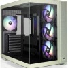 Thermaltake View 380 TG ARGB Gaming Midi Tower Κουτί Υπολογιστή Πράσινο