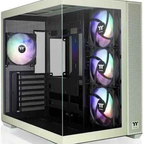 Thermaltake View 380 TG ARGB Gaming Midi Tower Κουτί Υπολογιστή Πράσινο
