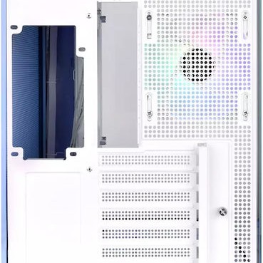 Thermaltake View 380 TG ARGB Gaming Midi Tower Κουτί Υπολογιστή με Πλαϊνό Παράθυρο Hydrangea Blue
