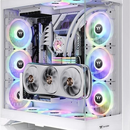 Thermaltake CTE E660 MX Gaming Midi Tower Κουτί Υπολογιστή με Πλαϊνό Παράθυρο Snow White