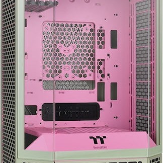 Thermaltake The Tower 300 Micro Tower Κουτί Υπολογιστή με Πλαϊνό Παράθυρο και RGB Φωτισμό Matcha Plum