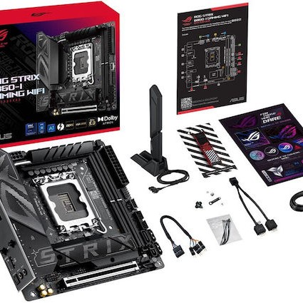 Asus Rog Strix B860-I Gaming WIFI Motherboard Mini ITX με Intel 1851 Socket 90MB1JB0-M0EAY0