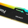 Kingston Fury Beast DDR5 με Module 1x16GB και Ταχύτητα 6000 για Desktop