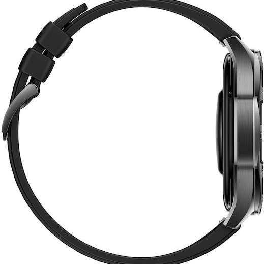 Huawei Watch GT 5 Stainless Steel 46mm Αδιάβροχο με Παλμογράφο (Μαύρο)