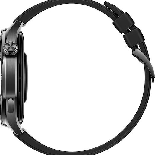 Huawei Watch GT 5 Stainless Steel 46mm Αδιάβροχο με Παλμογράφο (Μαύρο)