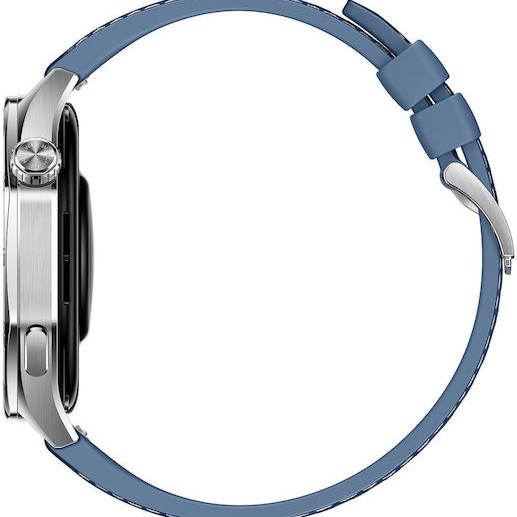 Huawei Watch GT 5 Stainless Steel 46mm Αδιάβροχο με Παλμογράφο (Μπλε)