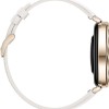 Huawei Watch GT 5 41mm Αδιάβροχο με Παλμογράφο (White Leather Strap)