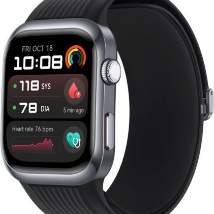 Huawei Watch D2 Aluminium 48mm με Παλμογράφο (Μαύρο)