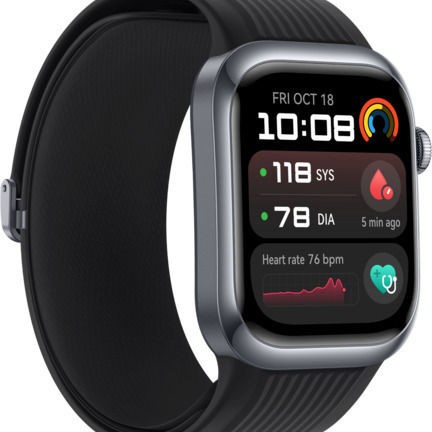 Huawei Watch D2 Aluminium 48mm με Παλμογράφο (Μαύρο)