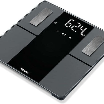 Beurer Smart Ζυγαριά 180kg με Λιπομετρητή & Bluetooth Γκρι