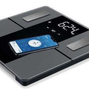 Beurer Smart Ζυγαριά 180kg με Λιπομετρητή & Bluetooth Γκρι