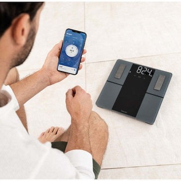 Beurer Smart Ζυγαριά 180kg με Λιπομετρητή & Bluetooth Γκρι
