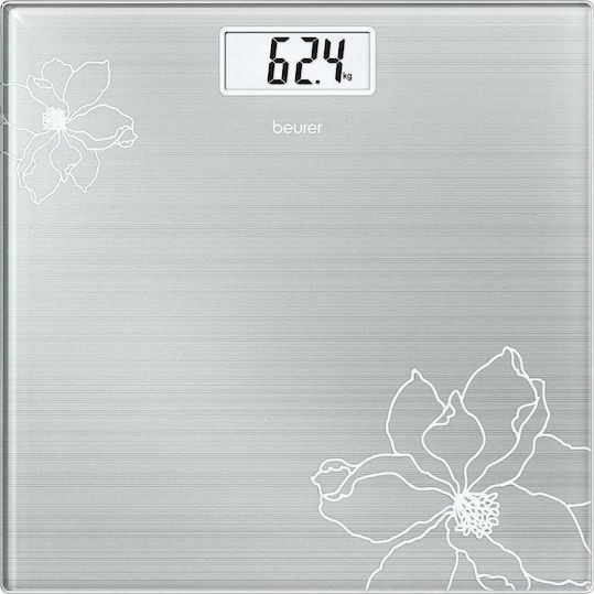 Beurer Ψηφιακή Ζυγαριά 180kg Ασημί Flower 75630