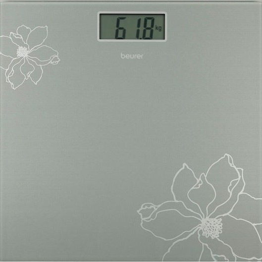 Beurer Ψηφιακή Ζυγαριά 180kg Ασημί Flower 75630