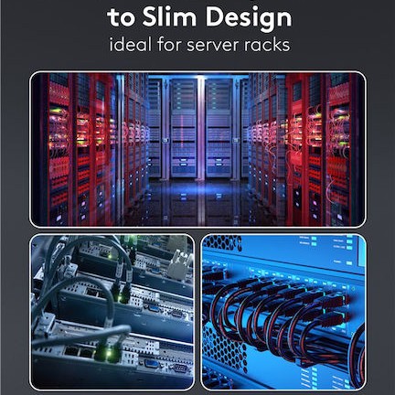 Goobay U/FTP (STP) Cat.8.1 Καλώδιο Δικτύου Ethernet 2m Λευκό 1τμχ