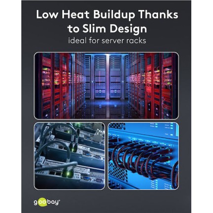 Goobay U/FTP (STP) Καλώδιο Δικτύου Ethernet 3m Λευκό 1τμχ