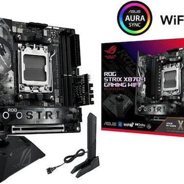 Asus ROG STRIX X870-I Gaming WIFI Motherboard Mini ITX με AMD AM5 Socket 90MB1IW0-M0EAY0
