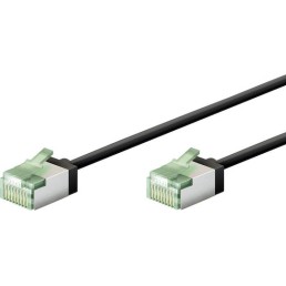 Goobay U/FTP (STP) Καλώδιο Δικτύου Ethernet 1m Μαύρο 1τμχ