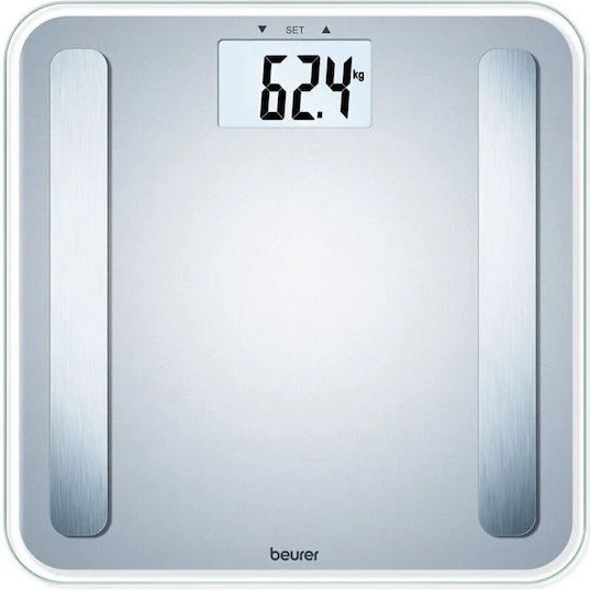 Beurer Ψηφιακή Ζυγαριά 180kg με Λιπομετρητή Ασημί
