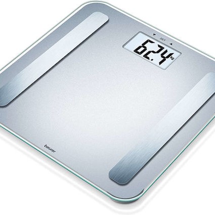 Beurer Ψηφιακή Ζυγαριά 180kg με Λιπομετρητή Ασημί