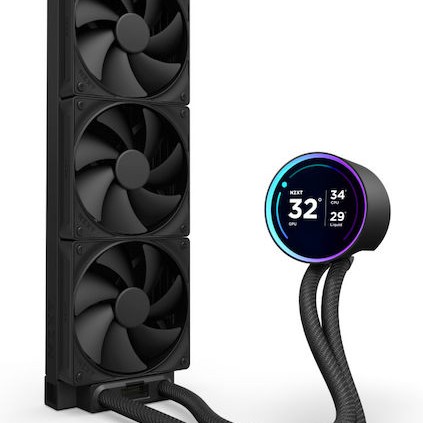 NZXT Kraken Elite 360 (v2) Υδρόψυξη Επεξεργαστή Τριπλού Ανεμιστήρα 120mm για Socket 1700/1200