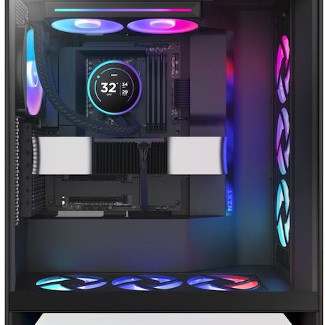 NZXT Kraken Elite 240 (v2) Υδρόψυξη Επεξεργαστή Διπλού Ανεμιστήρα 120mm για Socket AM4/AM5/1700/1200/115x με RGB Φωτισμό