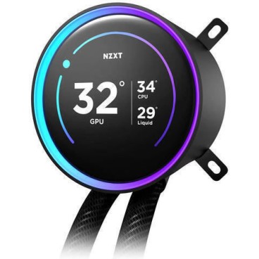 NZXT Kraken Elite 280 RGB V2 (v2) Υδρόψυξη Επεξεργαστή Διπλού Ανεμιστήρα για Socket AM4/AM5/1700/1200/115x