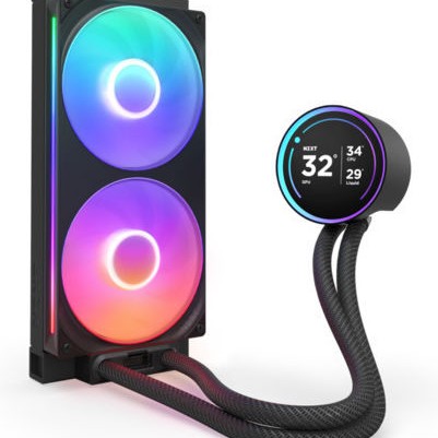 NZXT Kraken Elite 280 RGB V2 (v2) Υδρόψυξη Επεξεργαστή Διπλού Ανεμιστήρα για Socket AM4/AM5/1700/1200/115x