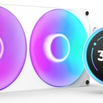 NZXT Kraken Elite 280 (v2) Υδρόψυξη Επεξεργαστή Διπλού Ανεμιστήρα 140mm για Socket AM4/AM5/1700/1200/115x με RGB Φωτισμό Λευκή