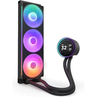 NZXT Kraken Elite 360 (v2) Υδρόψυξη Επεξεργαστή Τριπλού Ανεμιστήρα 120mm για Socket AM4/AM5/1700/1200 με RGB Φωτισμό