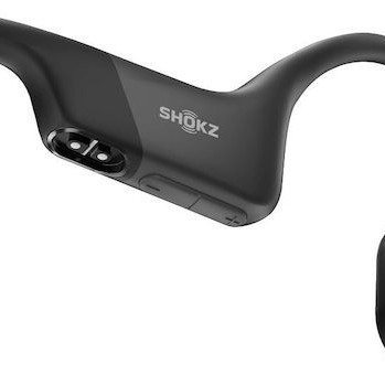 Shokz OpenRun Bone Conduction Bluetooth Handsfree Ακουστικά με Αντοχή στον Ιδρώτα Μαύρα